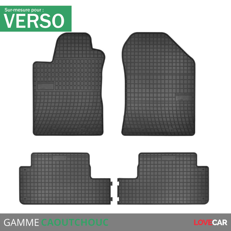 Tapis voiture Toyota Verso - Système Antidérapant Autogrip - Lovecar