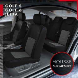 Housses de siège sur mesure pour Volkswagen Golf 5 (de 11/2003 à 10/2012)