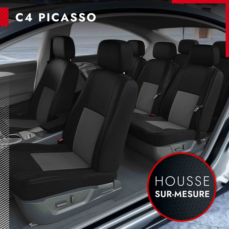 Housse voiture pour C4 PICASSO - Compatible Airbag, Isofix - Lovecar