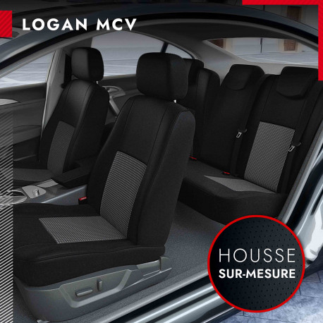 Housses sur mesure pour Dacia Logan MCV 5 et 7 Places (de 09/2006 à 12/2013)