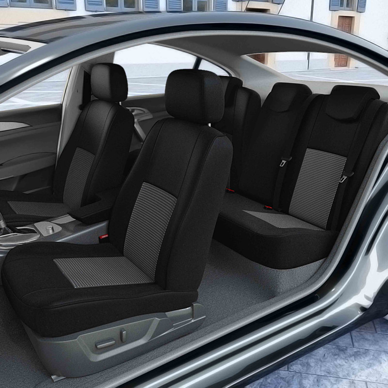 Housse voiture pour Dacia SANDERO - Compatible Airbag et Isofix - Lovecar