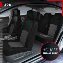 Housses de siège sur mesure pour Peugeot 308 (de 09/2007 à 08/2013)