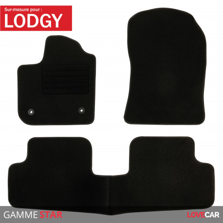 Tapis sur mesure pour Dacia Lodgy 