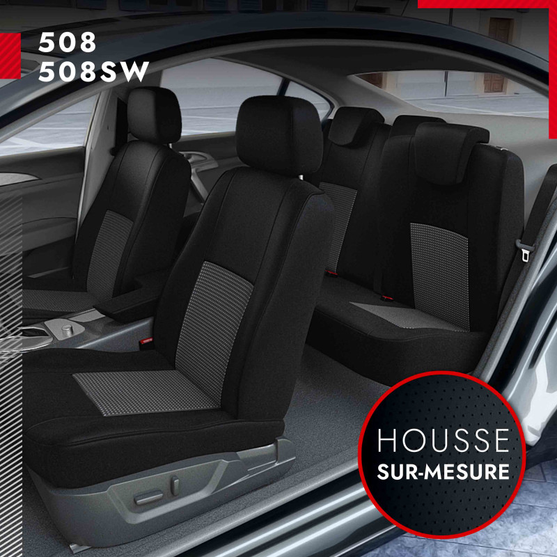 Bâche Peugeot 508 (2011 - 2018 ) semi sur mesure extérieure - My Housse