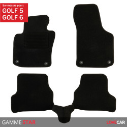 Tapis sur mesure pour Volkswagen Golf 5/6 (de 11/2003 à 11/2012)