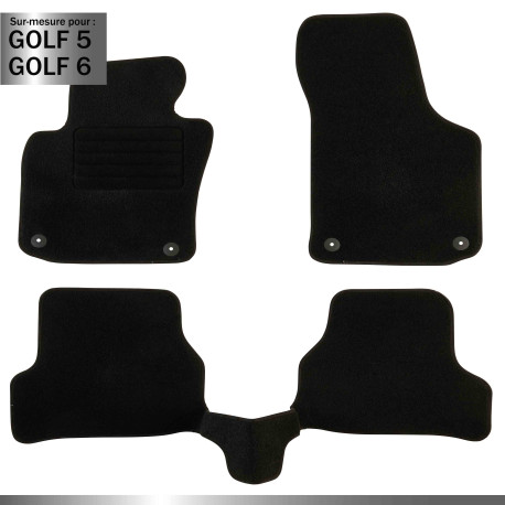 Tapis sur mesure pour Volkswagen Golf 5/6 (de 11/2003 à 11/2012)