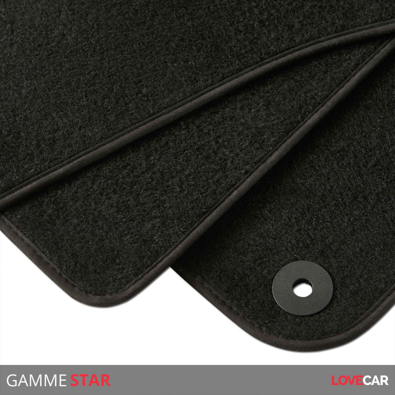 Tapis de sol en caoutchouc noir pour CITROeN DS3 Bj 11.09-07.15