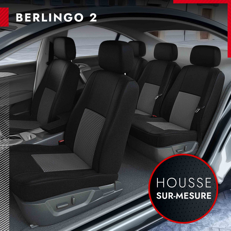 Bâche Citroën Berlingo Camionnette 2 places (2008 - 2018) semi sur mesure  intérieure - My Housse