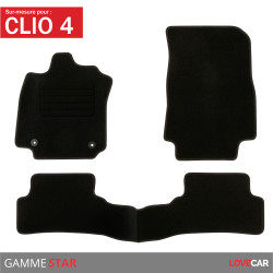 Tapis de sol en TPE pour Renault Clio IV Hayon (10.2012-08.2019