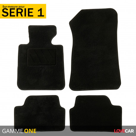 Tapis sur mesure pour BMW Série 1 (de 03/2003 à 11/2011)