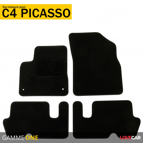 Tapis voiture pour Citroen C4 Grand Picasso 10.2006- caoutchouc sur mesure