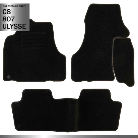 Tapis sur mesure pour Peugeot 807 (de 07/2002 à 12/2014)