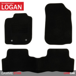 Tapis sur mesure Star pour Dacia Logan (de 08/2004 à 09/2012)