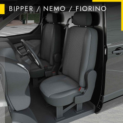 Housses utilitaire avec tablette pour Peugeot Bipper (de 02/2008 à 2020)
