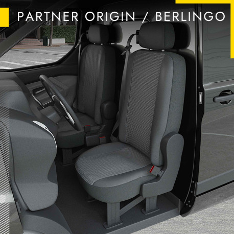 Housses UTILITAIRE pour Peugeot Partner Origin (de 12/2002 à 02/2012)