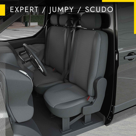 Housses Utilitaire pour Citroën Jumpy (de 01/2007 à 02/2016)