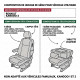 Housses Utilitaire pour Renault Kangoo 2 (de 02/2008 à 2021) [siège rabattable]