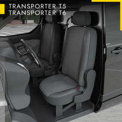 Housses Utilitaire pour Volkswagen Transporter T5 dès 04/2003