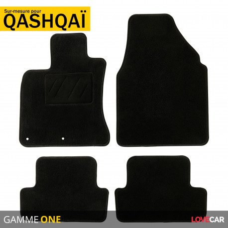 Tapis sur mesure pour Nissan Qashqai (de 02/2007 à 12/2013)