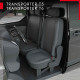 Housses Utilitaire pour Volkswagen Transporter [Banquette] (de 09/2009 à 2020)