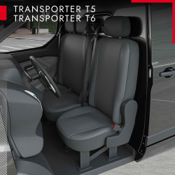 Housses Utilitaire pour Volkswagen Transporter [Banquette] (de 09/2009 à 2020)