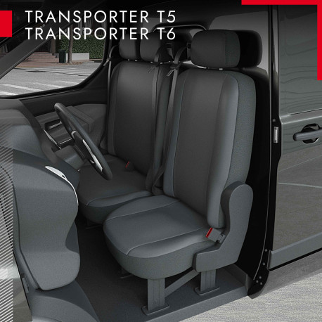 Housses Utilitaire pour Volkswagen Transporter [Banquette] (de 09/2009 à 2020)