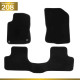 Tapis sur mesure pour Peugeot 208 (de 03/2012 à 09/2019)