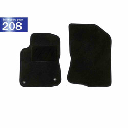 Tapis sur mesure pour Peugeot 208 (de 03/2012 à 09/2019)