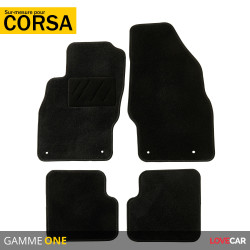 Tapis sur mesure pour Opel Corsa (de 07/2006 à 08/2014)