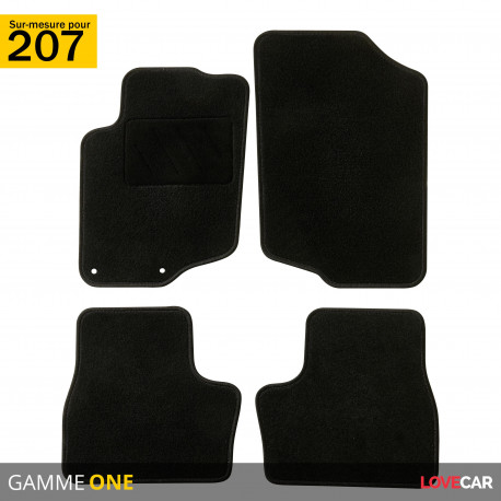 Tapis sur mesure pour Peugeot 207,207SW, 207+ 