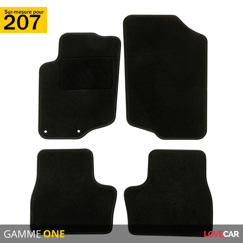 Tapis tufté sur mesure Peugeot 207