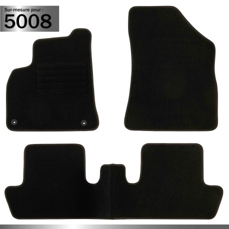 Tapis sur mesure pour Peugeot 5008 (de 06/2009 à 12/2016)