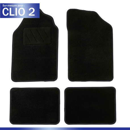 Tapis sur mesure pour Renault Clio 2 (de 03/1998 au 05/2001)