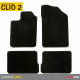 Tapis sur mesure pour Renault Clio 2 (de 06/2001 à 10/2012)