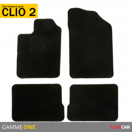 Tapis de sol Renault Clio IV 10.2012- 3D caoutchouc avec rebords