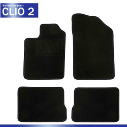 Tapis sur mesure pour Renault Clio 2 (de 06/2001 à 10/2012)