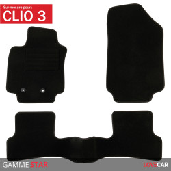 Tapis sur mesure pour Renault Clio 3 (de 09/2005 à 12/2014)