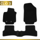 Tapis sur mesure pour Renault Clio 3 (de 09/2005 à 08/2012)
