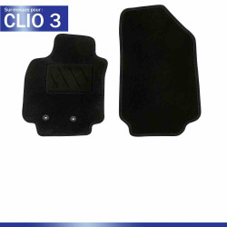 Tapis sur mesure pour Renault Clio 3 (de 09/2005 à 08/2012)