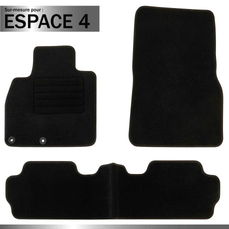 Tapis Sur mesure pour Renault Espace 4 (de 11/2002 à 03/2015)