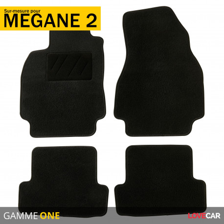 Tapis sur mesure pour Renault Mégane 2 (de 11/2002 à 10/2011)