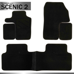 Tapis sur mesure pour Renault Scenic 2 (de 06/2003 à 07/2010)