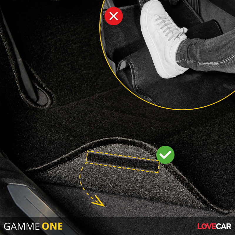 Tapis auto pour Renault Scenic 3 (Petit Scenic 3) - Gamme Basique