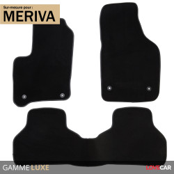 Tapis sur mesure Luxe pour Opel Meriva (de 09/2003 à 07/2010)