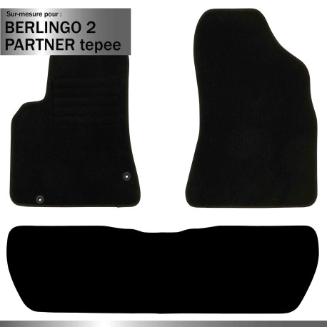 Tapis sur mesure pour Peugeot Partner Tepee (de 04/2008 à 08/2018)
