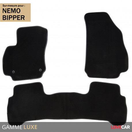 Tapis sur mesure Luxe pour Peugeot Bipper 