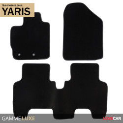 Tapis sur mesure Luxe pour Toyota Yaris (de 11/2005 à 09/2011)