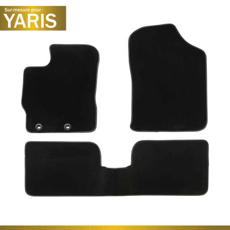 Tapis sur mesure Luxe pour Toyota Yaris (de 11/2005 à 09/2011)