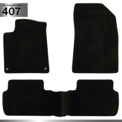 Tapis sur mesure pour Peugeot 407 / 407SW (de 04/2004 à 10/2012)