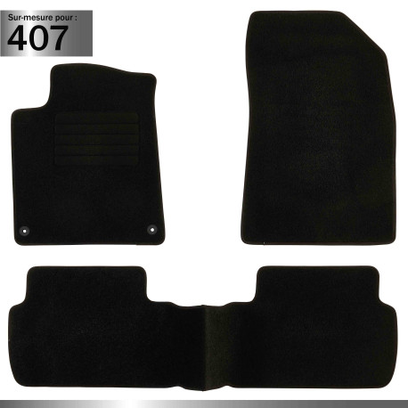 Tapis sur mesure pour Peugeot 407 / 407SW (de 04/2004 à 10/2012)